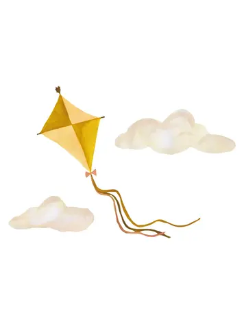 Wall Sticker - Kite Small Multi