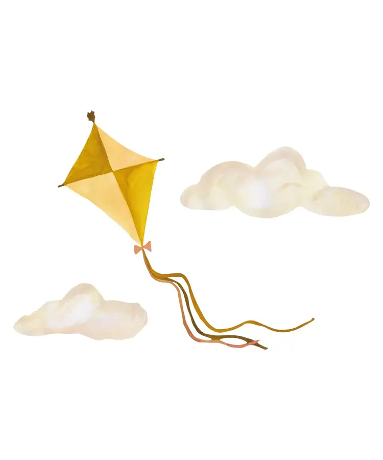 Wall Sticker - Kite Small Multi