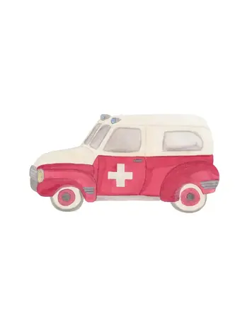Wall Sticker - Ambulance Multi
