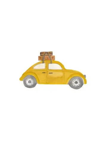 Wall Sticker - Retro Car Multi