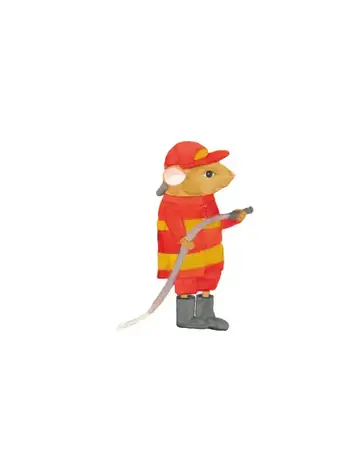 Muursticker - Sammy The Firefighter
