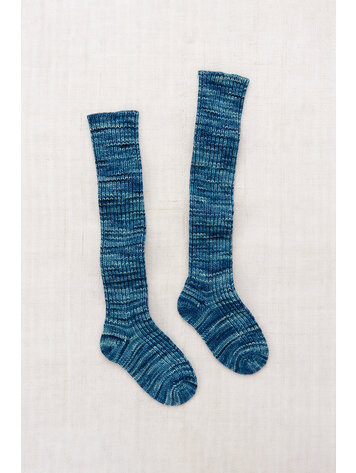 Misha & Puff Over-Knee Sock - Ocean Space Dye