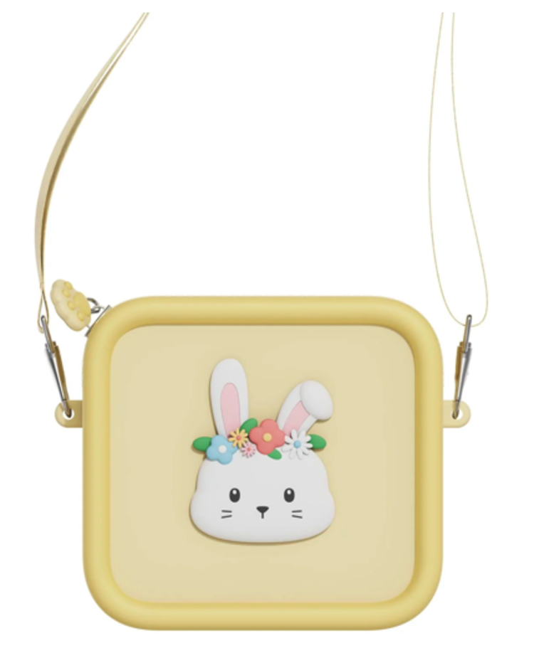 The Zoo Family Silicon Bag - Rabbit Flower
