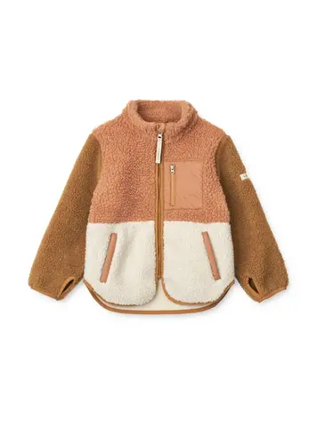 Liewood Nolan Pile Jacket - Tuscany Rose Multi Mix