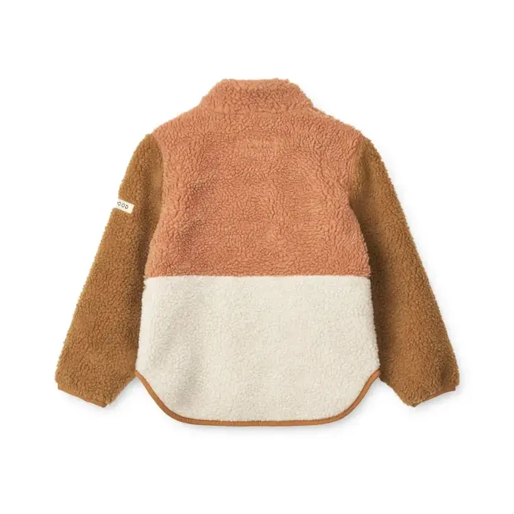 Liewood Nolan Pile Jacket - Tuscany Rose Multi Mix