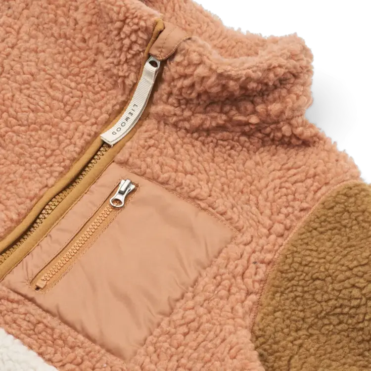 Liewood Nolan Pile Jacket - Tuscany Rose Multi Mix