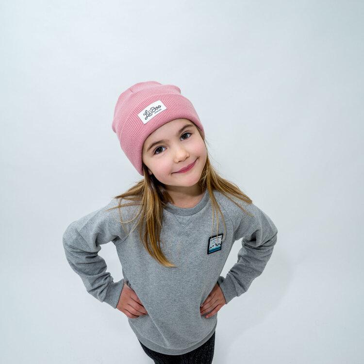 Lil' Boo Classic Beanie - Dusty Pink