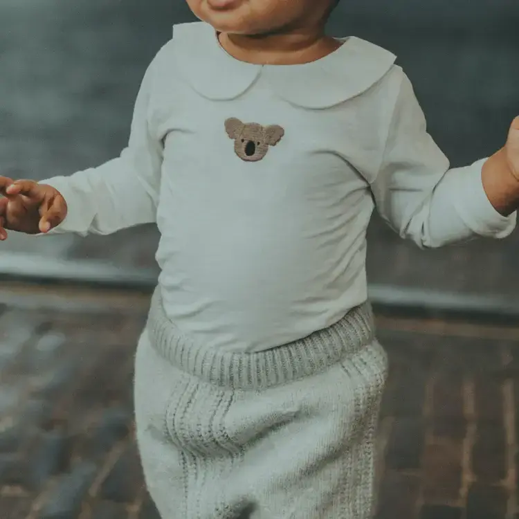 Donsje Amsterdam Davo Bodysuit Koala - Off White