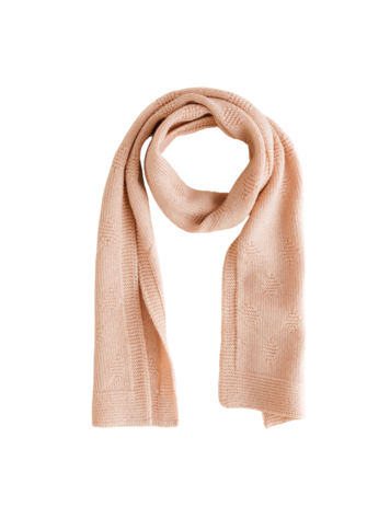 Hvid Scarf Gina - Apricot