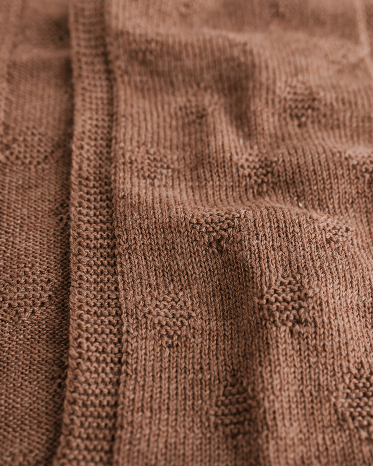 Hvid Scarf Gina - Mocha