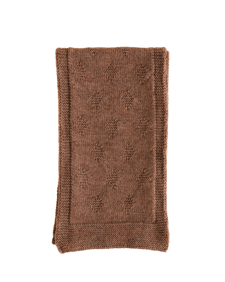 Hvid Scarf Gina - Mocha