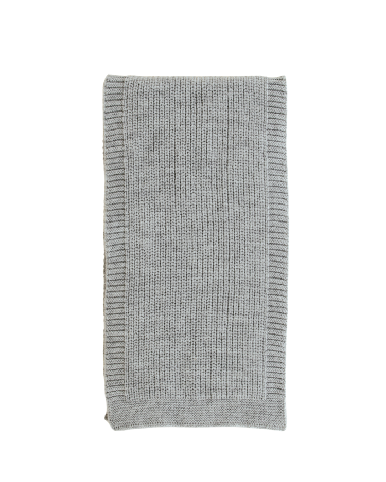 Hvid Sjaal Gustave - Grey Melange