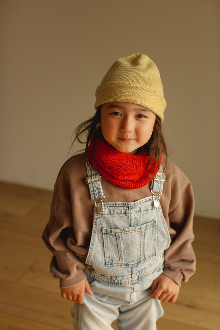 Hvid Sjaal Gigi - Red