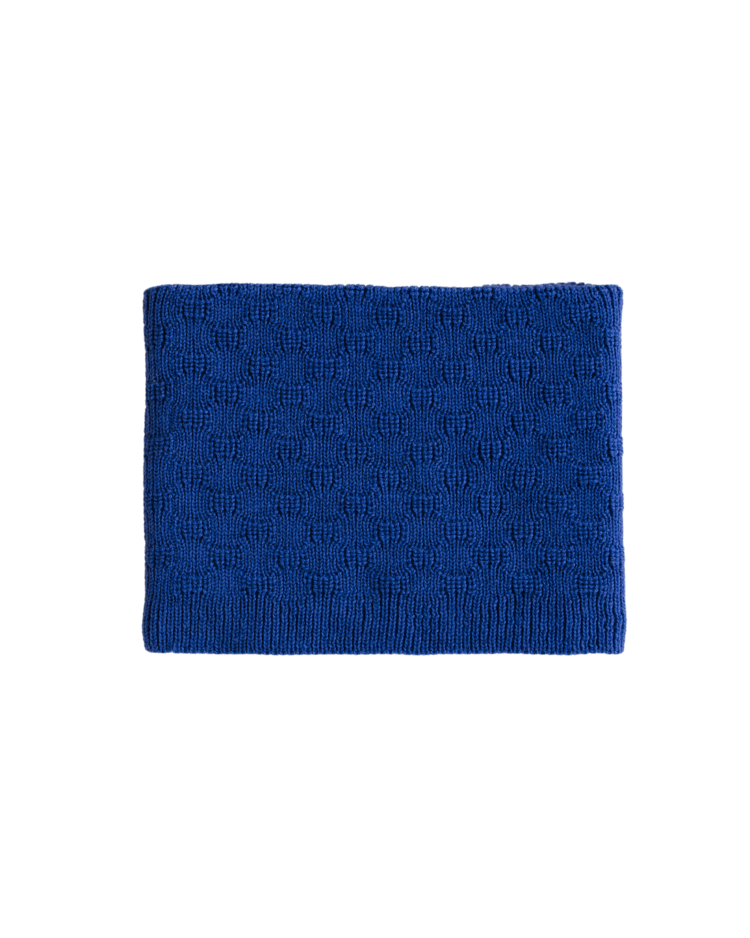 Hvid Tube scarf Gigi - Cobalt Blue