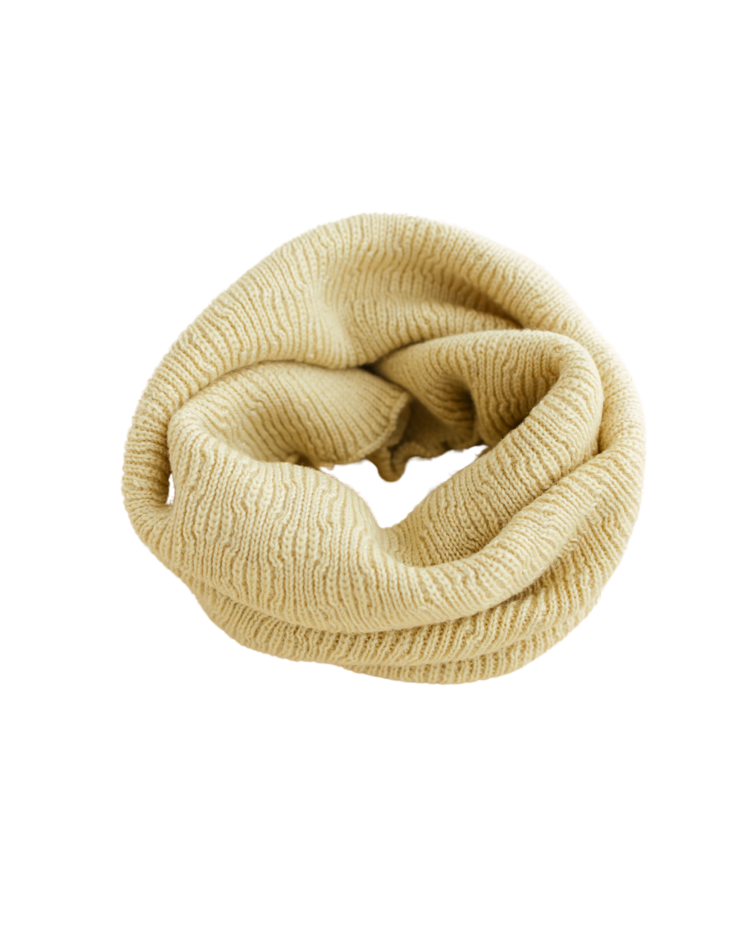 Hvid Sjaal Gigi - Light Yellow