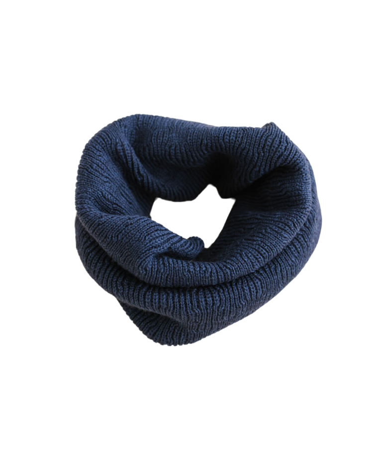 Hvid Sjaal Gigi - Blue