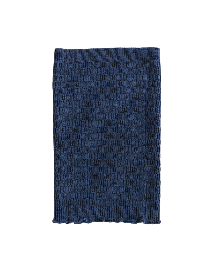 Hvid Sjaal Gigi - Blue