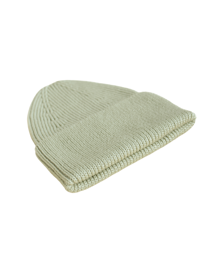 Hvid Beanie Fonzie - Mint