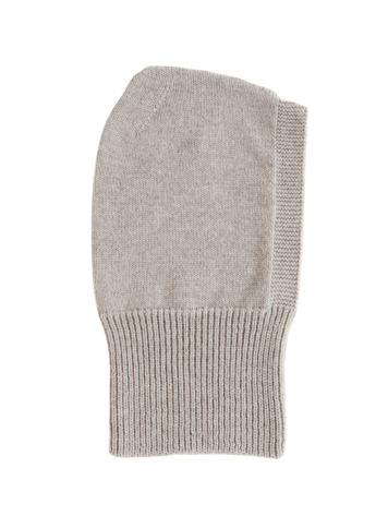 Hvid Balaclava Eddy - Pebble