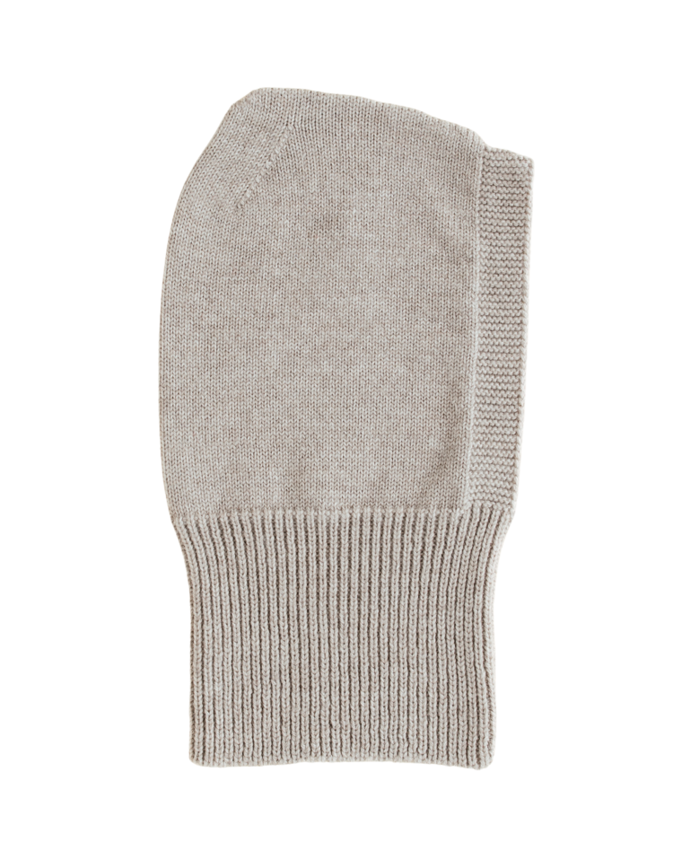 Hvid Balaclava Eddy - Pebble