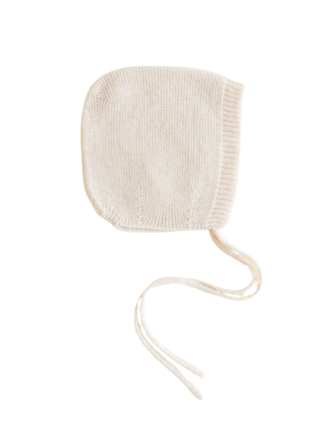 Hvid Bonnet Newborn - Cream