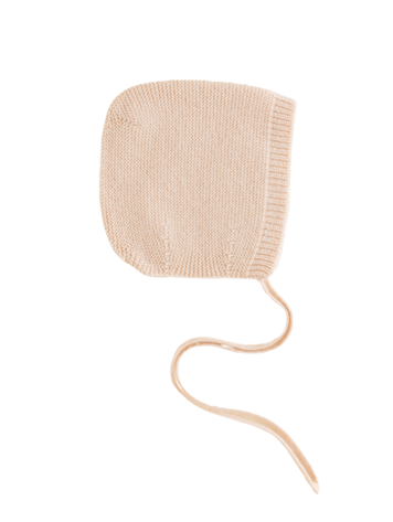 Hvid Bonnet Newborn - Oat