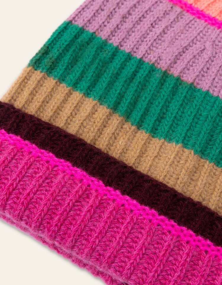 Oilily Atkins knitted hat - rose