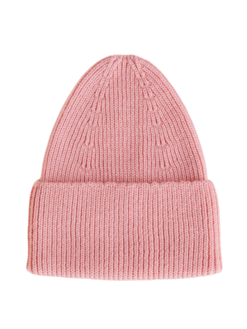 Hvid Beanie Fonzie - Bubblegum