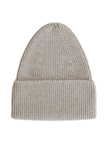 Hvid Beanie Fonzie - Pebble