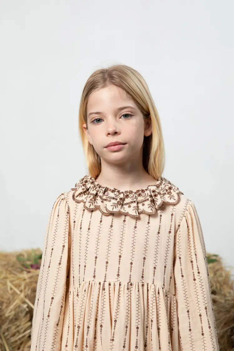 Bebe Organic Amelia Dress - Antique Rose