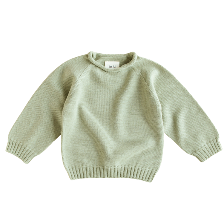 Hvid Sweater Georgette - Mint