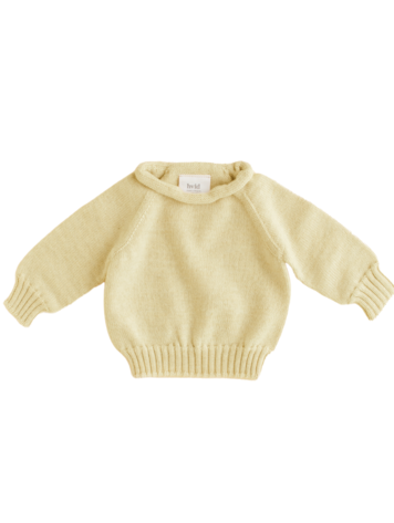 Hvid Sweater Georgette - Light Yellow