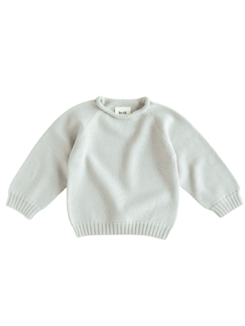 Hvid Sweater Georgette - Light Grey