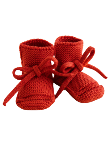 Hvid Booties - Red