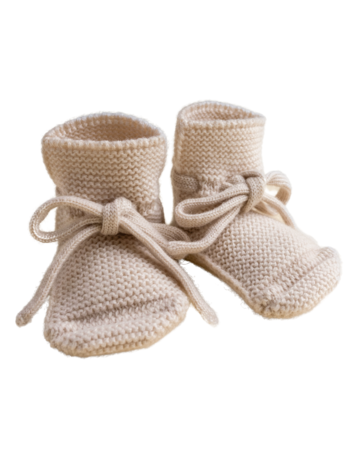 Hvid Booties - Cream