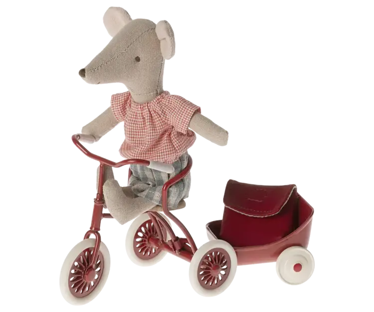 Maileg Tricycle Mouse, Big Sister - Red
