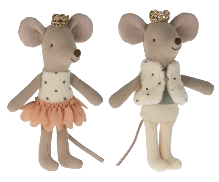 Maileg Royal Twins Mice, Little Sister And Brother In Box