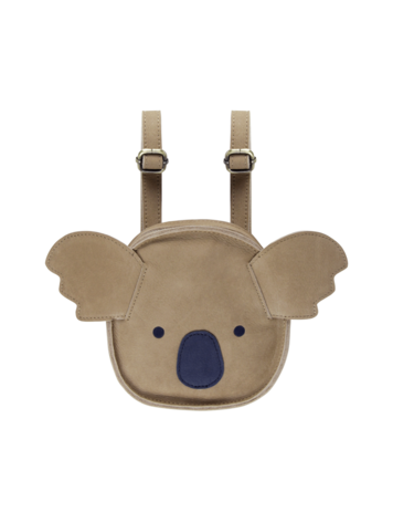 Donsje Amsterdam Kapi Classic Rugzak Koala - Truffle Nubuck