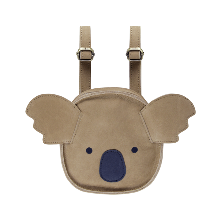 Donsje Amsterdam Kapi Classic Backpack Koala - Truffle Nubuck