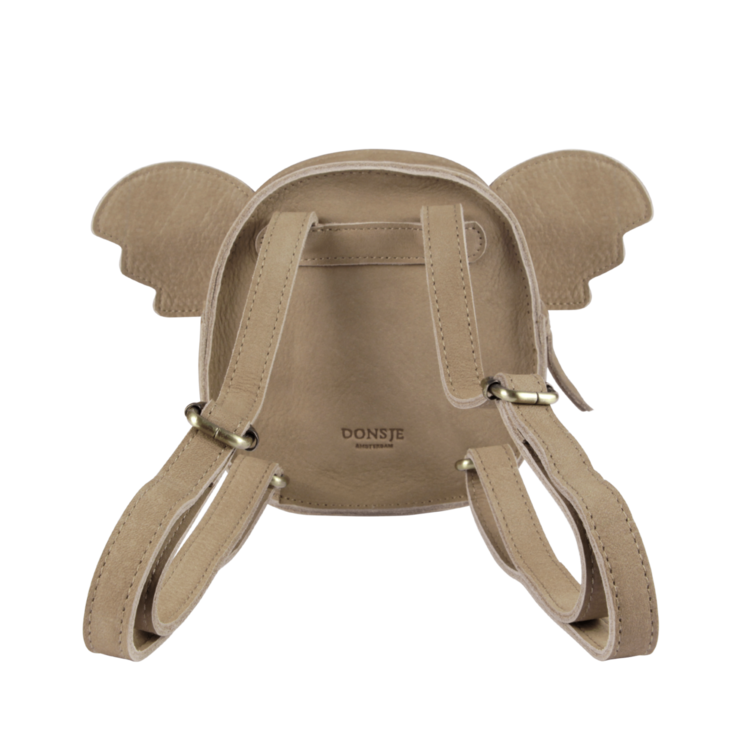 Donsje Amsterdam Kapi Classic Rugzak Koala - Truffle Nubuck