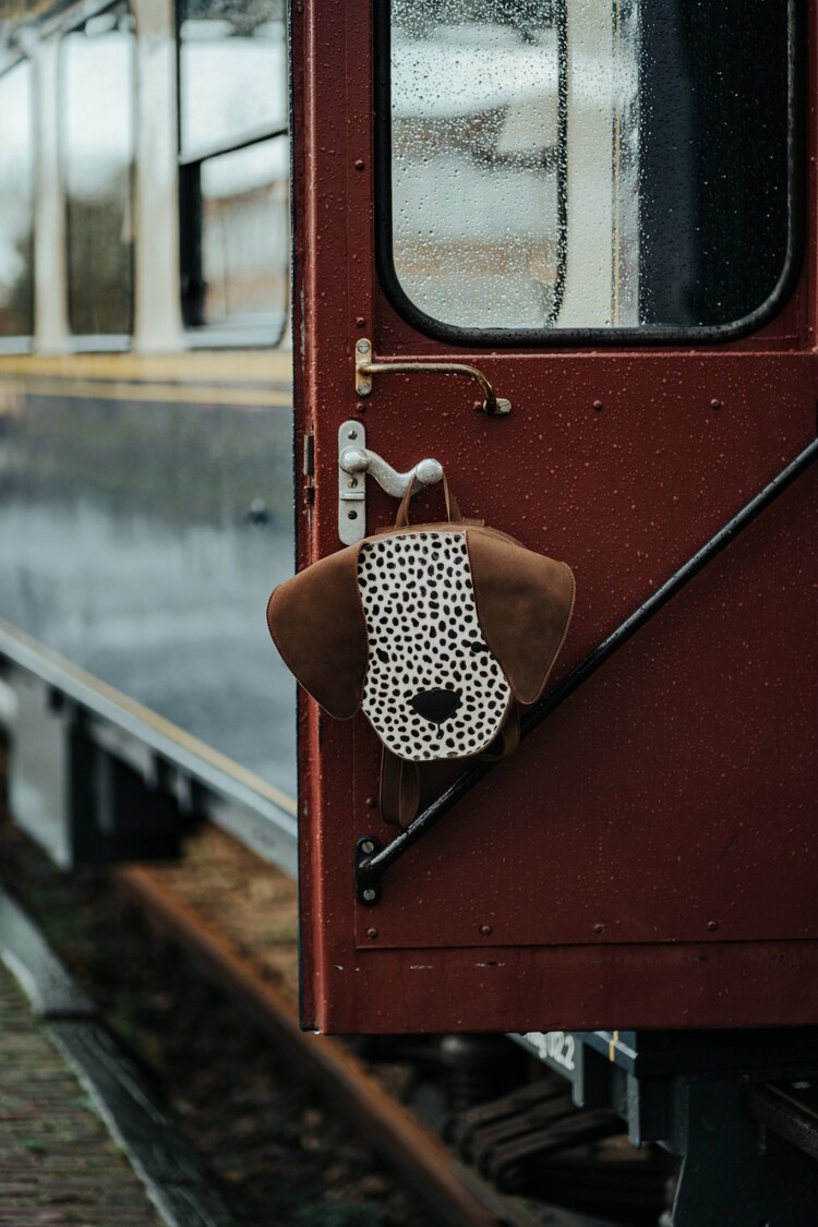 Donsje Amsterdam Kapi Exclusive Backpack Dalmatian - Black Spotted