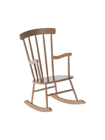 Maileg Rocking Chair, Mini - Dark Powder