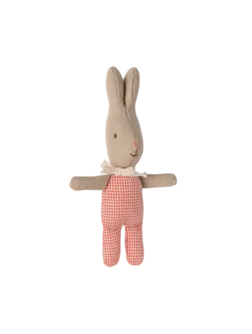 Maileg Rabbit, My - Red Check