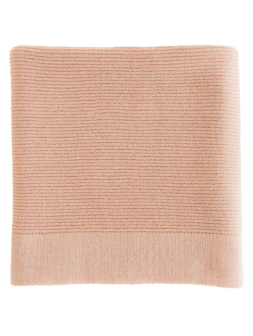 Hvid Blanket Gust - Apricot