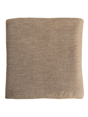 Hvid Blanket Felix - Sand
