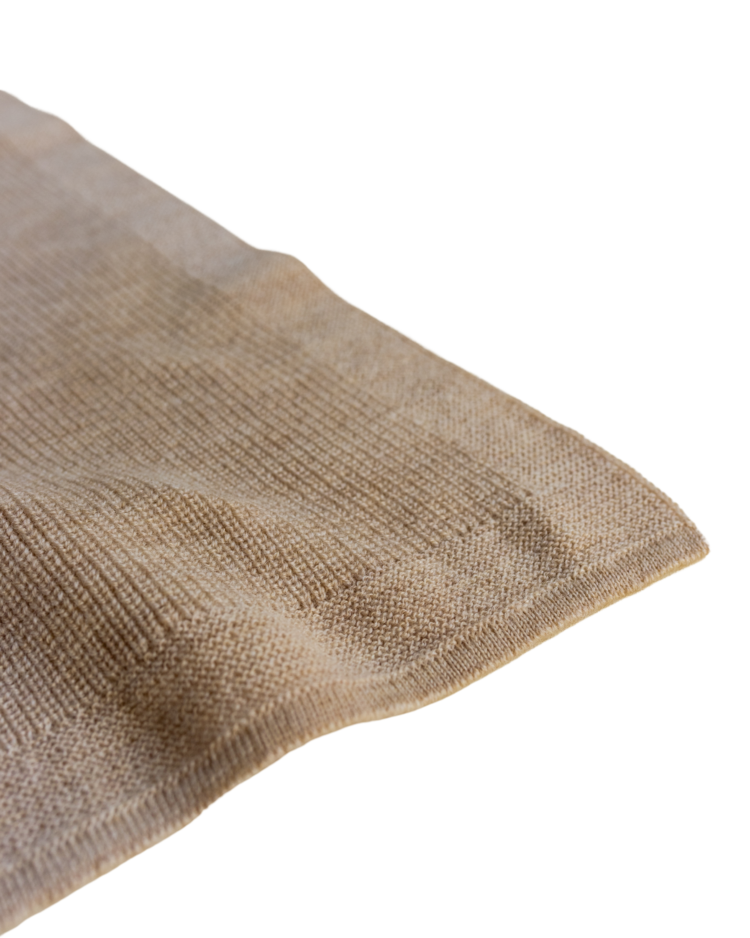 Hvid Blanket Felix - Sand