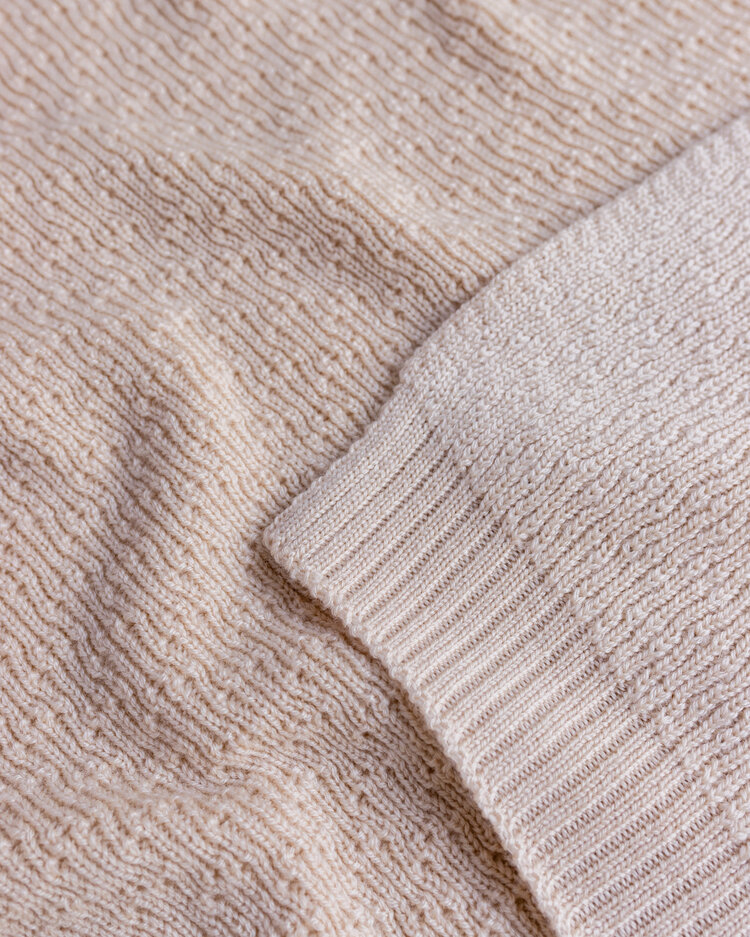 Hvid Blanket Dora - Oat