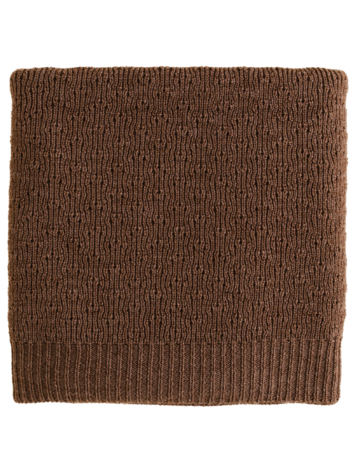 Hvid Dekentje Dora - Mocha