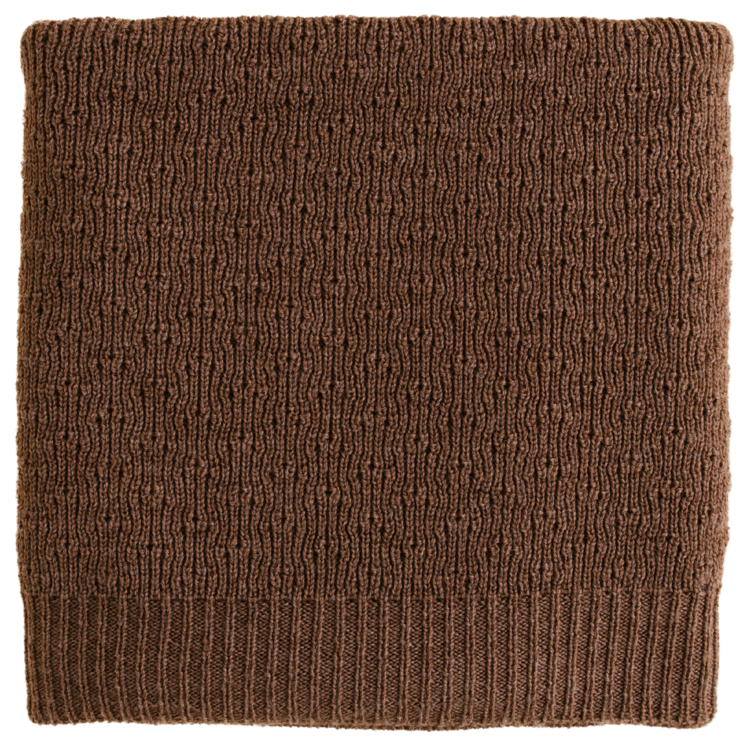 Hvid Blanket Dora - Mocha