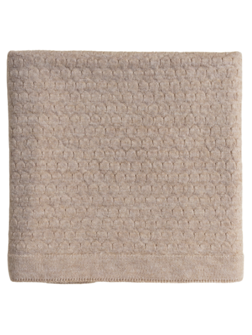 Hvid Blanket Frankie - Sand